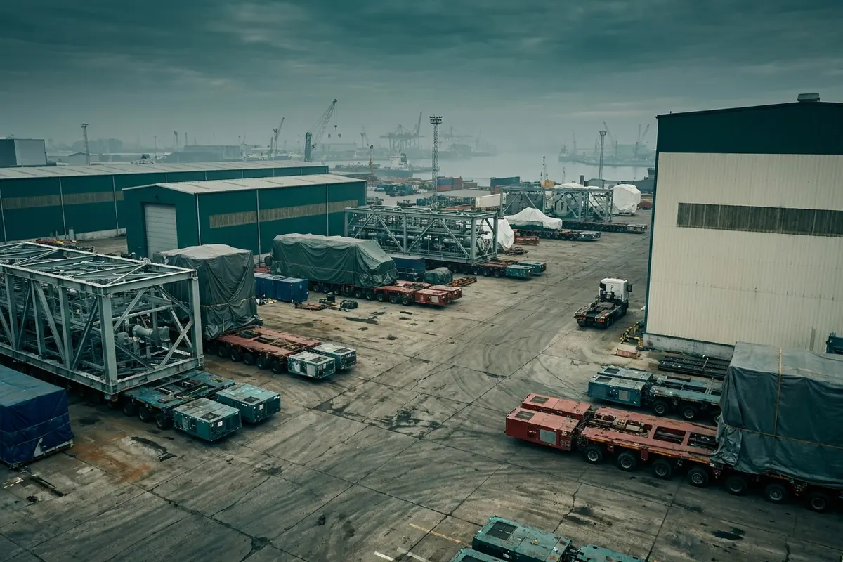 Illustrative image representing OMA Project Logistics — Oil, gas and energy support sector